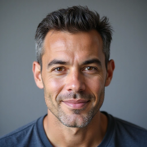 Retrato de Carlos, con aspecto saludable y activo.